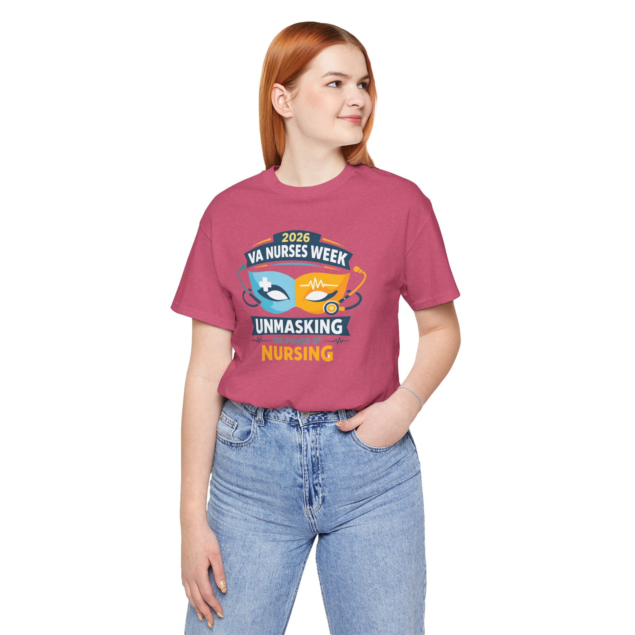 Nurses Week T‑Shirt - "Unmasking the Power of Nursing" 2026 VA Nurses Week Tee - Image 77