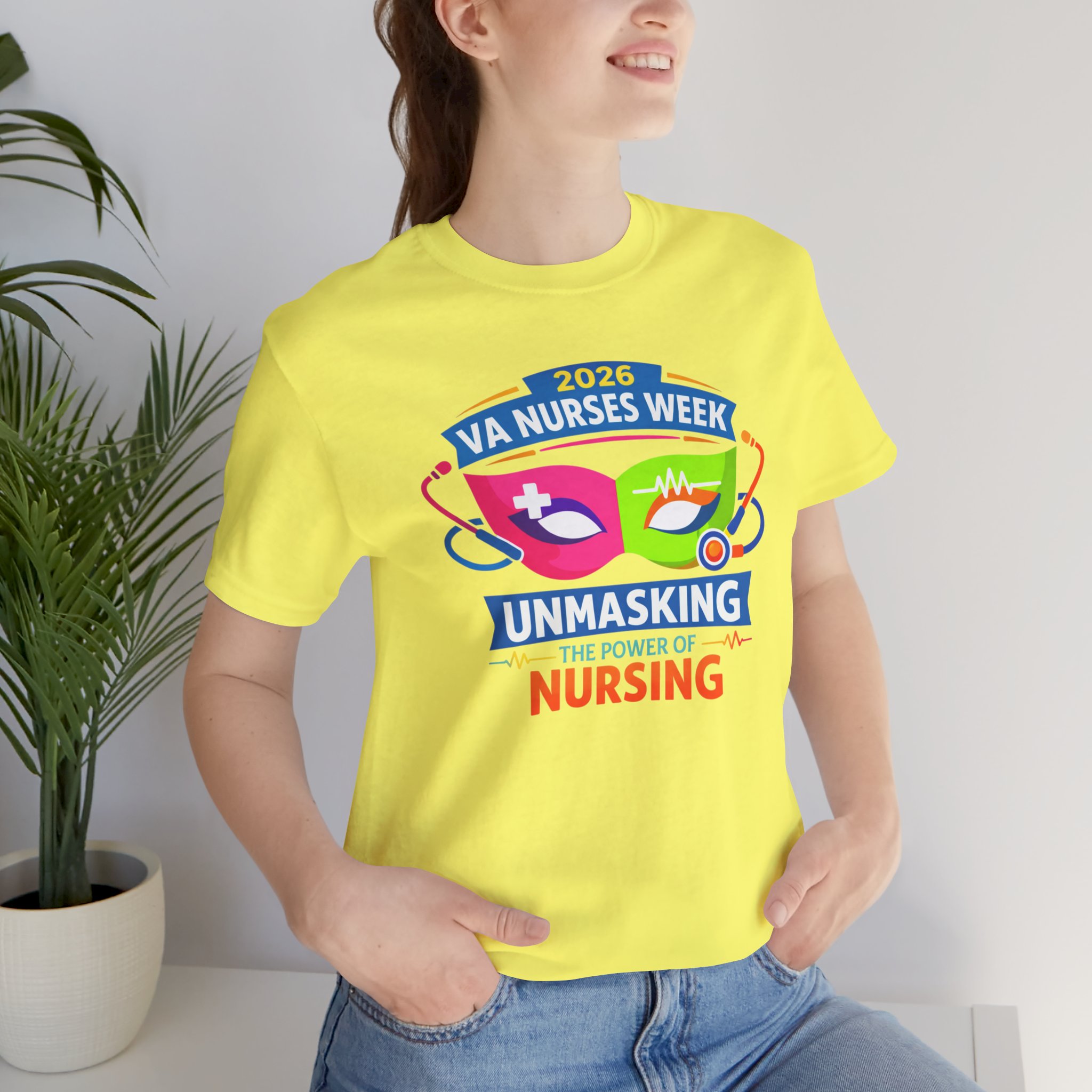 VA Nurses Week 2026 'Unmasking the Power of Nursing' T-Shirt - Image 55