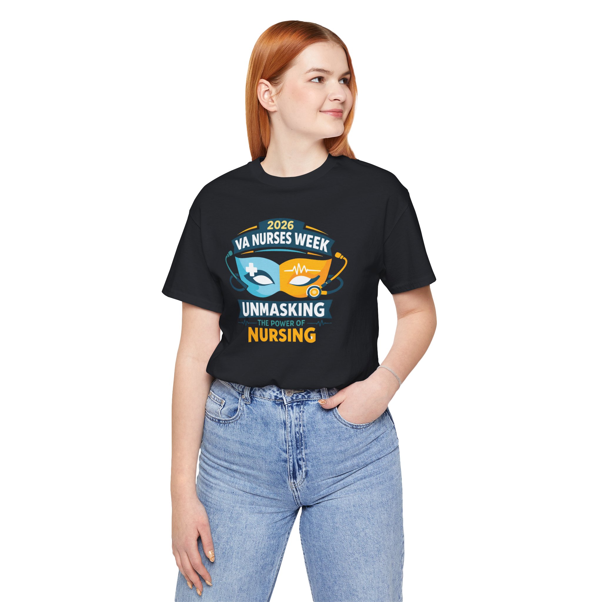 Nurses Week T‑Shirt - "Unmasking the Power of Nursing" 2026 VA Nurses Week Tee - Image 56