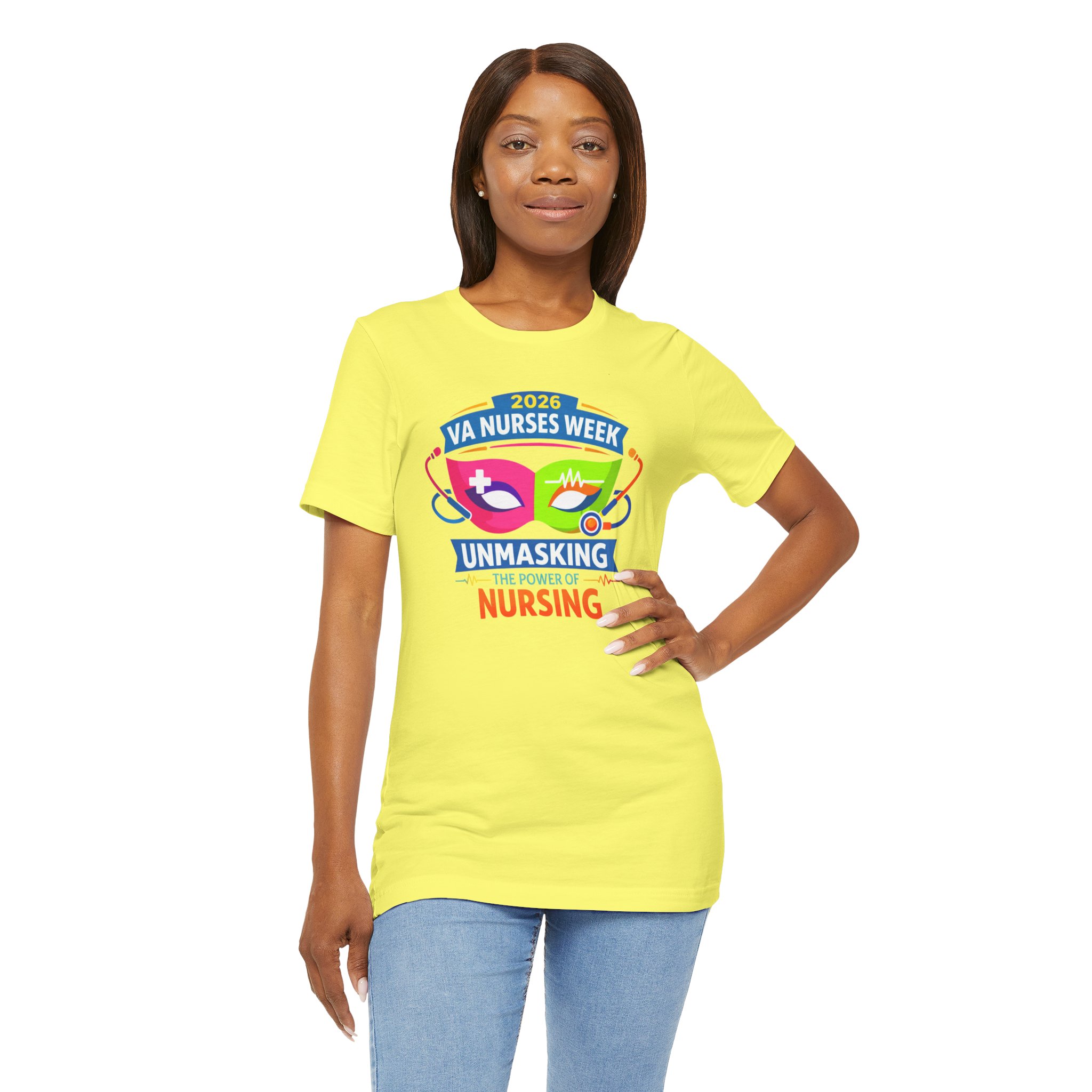 VA Nurses Week 2026 'Unmasking the Power of Nursing' T-Shirt - Image 54