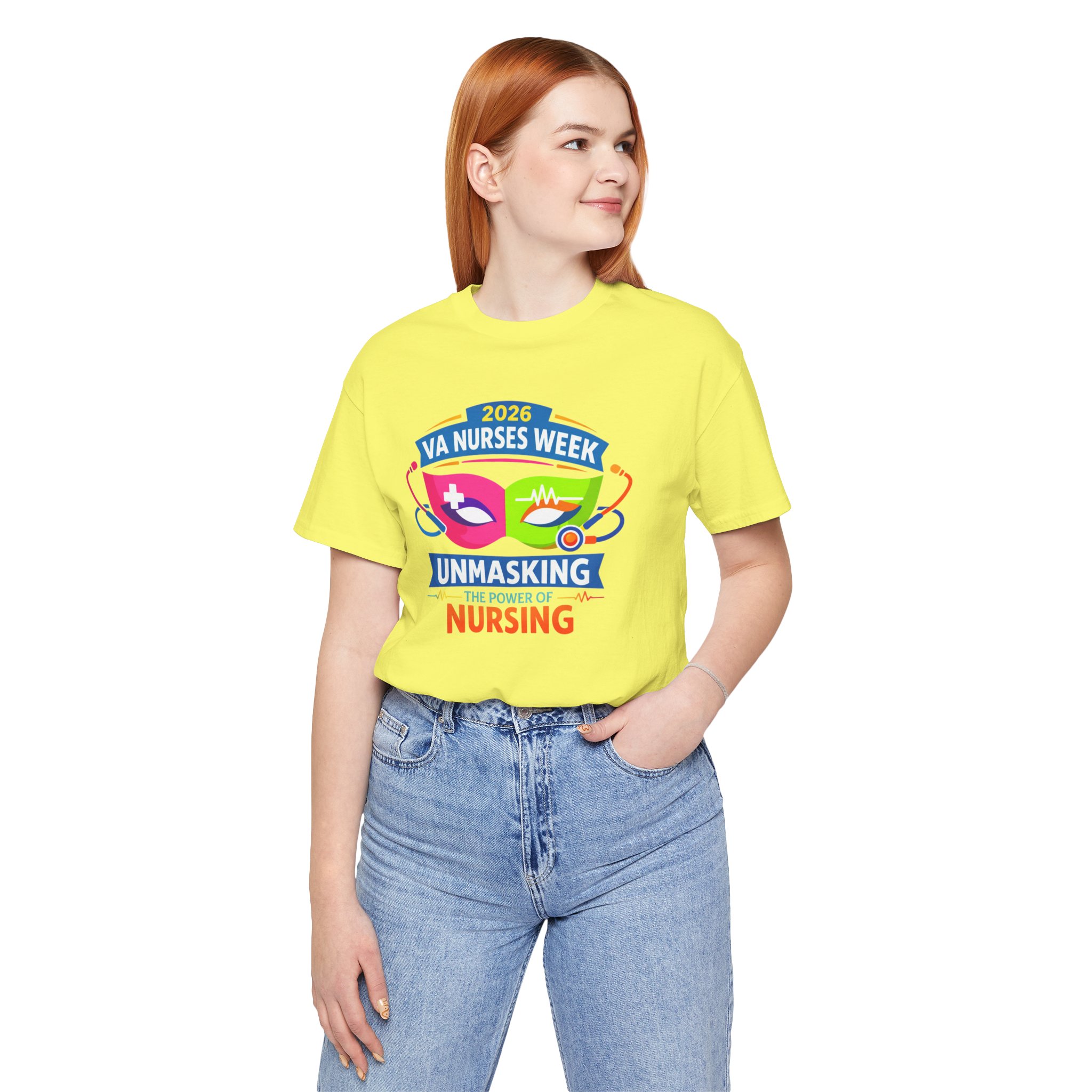 VA Nurses Week 2026 'Unmasking the Power of Nursing' T-Shirt - Image 52