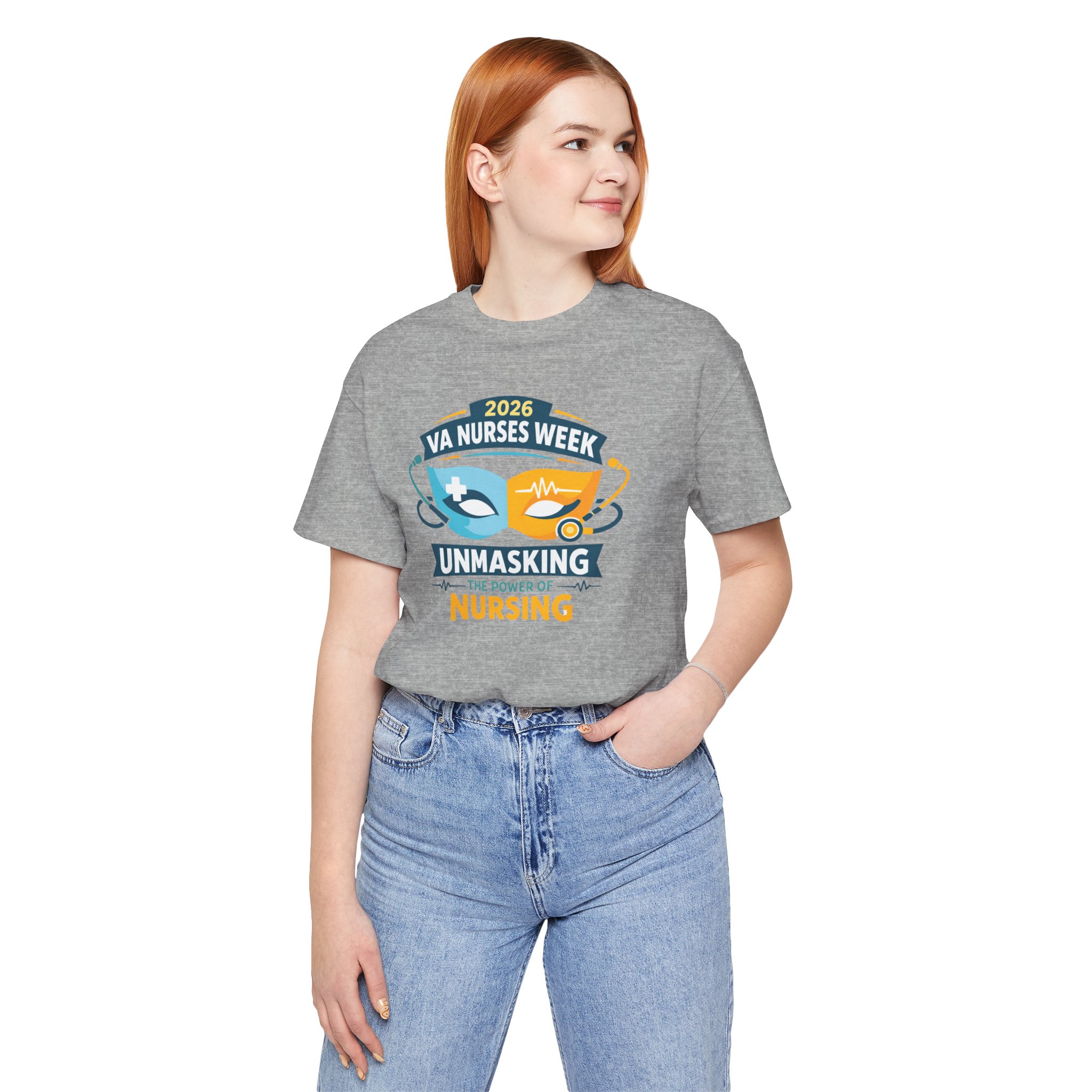 Nurses Week T‑Shirt - "Unmasking the Power of Nursing" 2026 VA Nurses Week Tee - Image 88