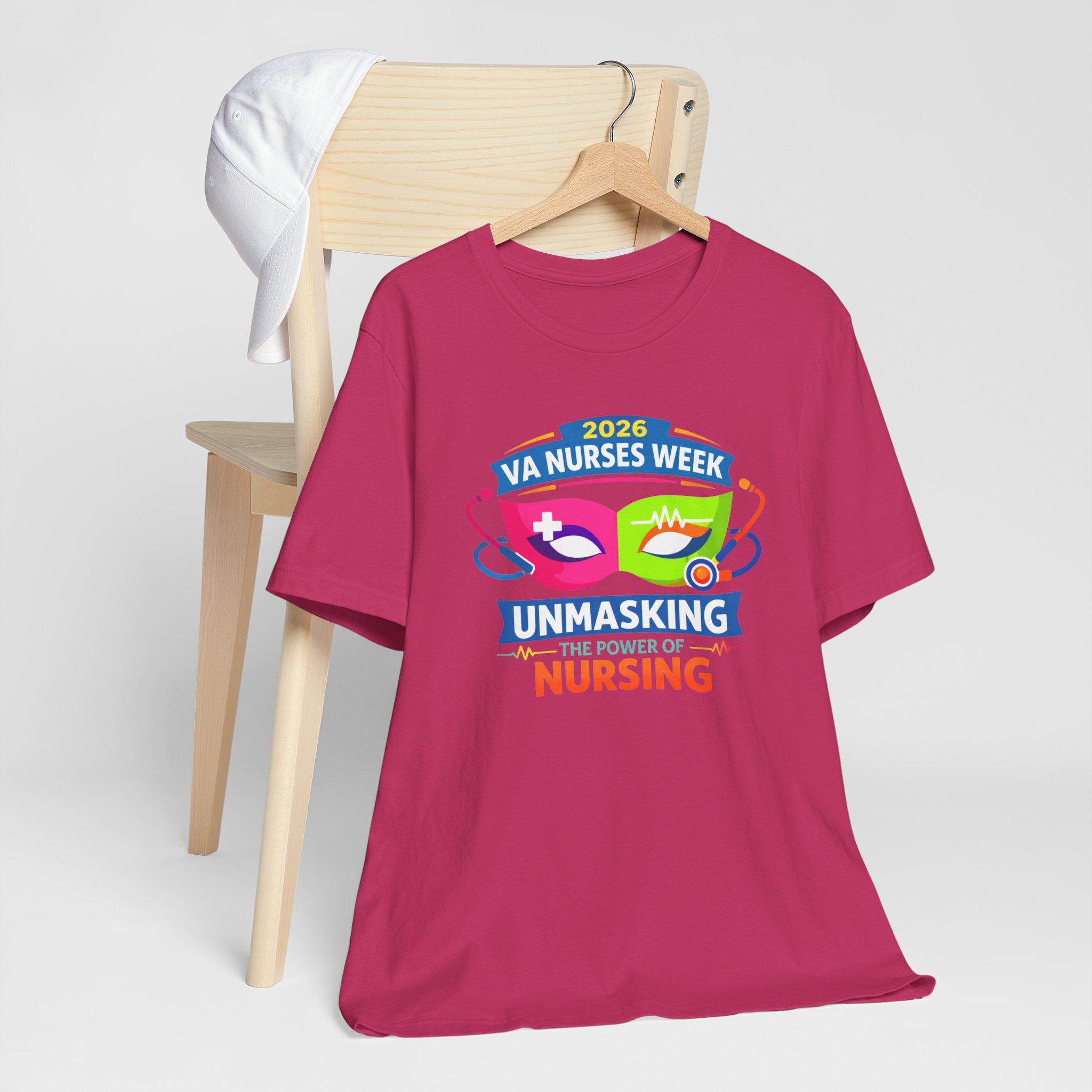 VA Nurses Week 2026 'Unmasking the Power of Nursing' T-Shirt - Image 43