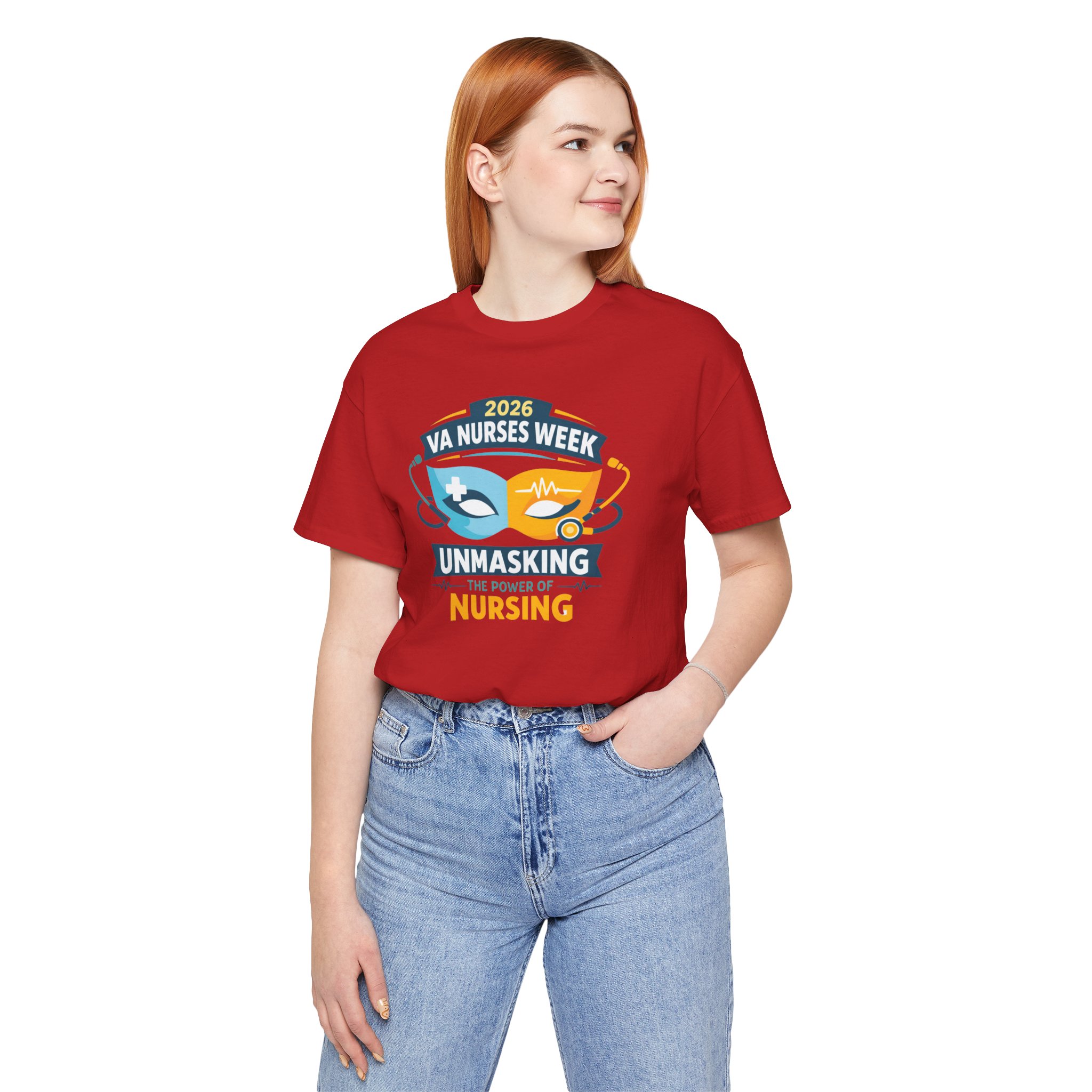 Nurses Week T‑Shirt - "Unmasking the Power of Nursing" 2026 VA Nurses Week Tee - Image 84