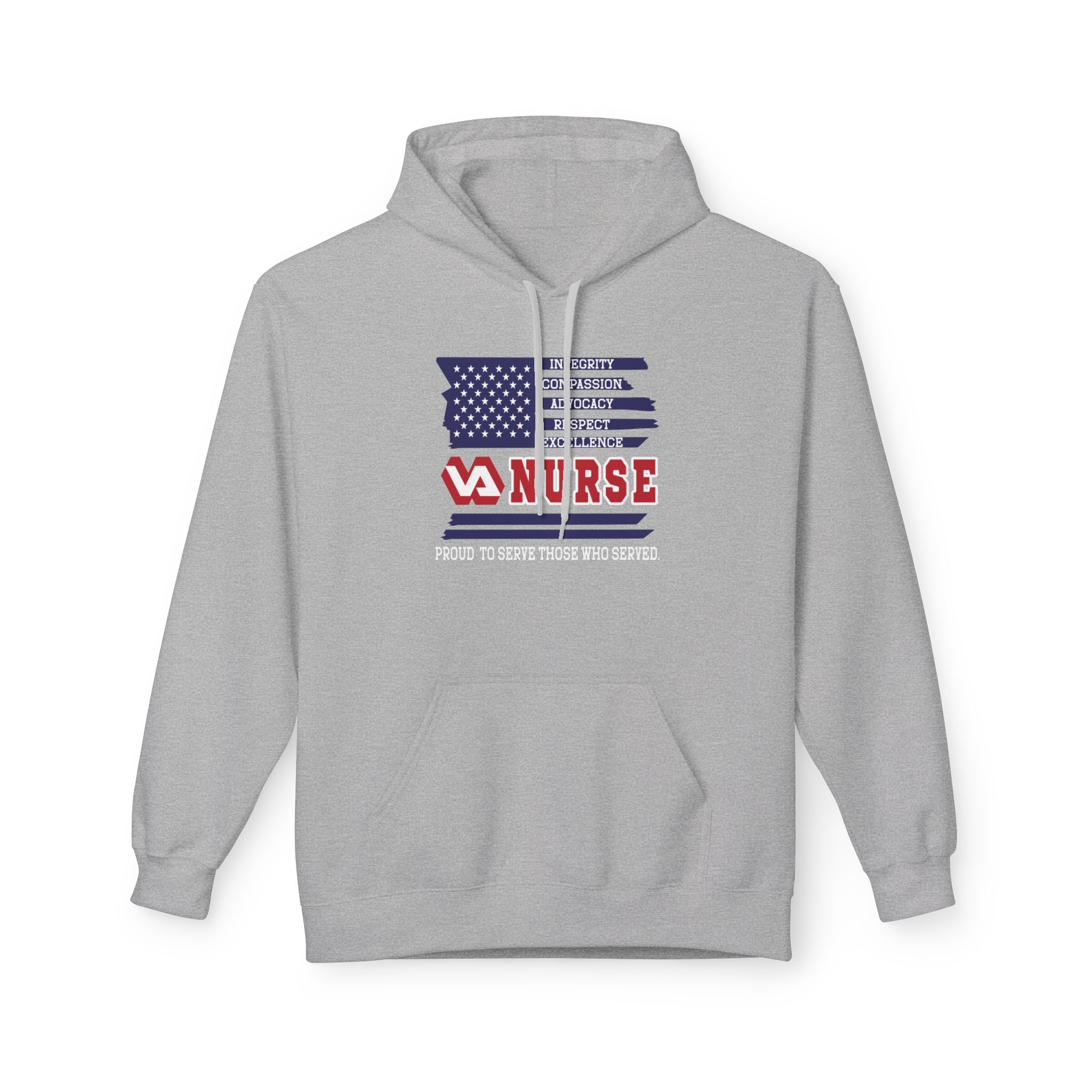 Nurse American Flag Hoodie — by Erica Reimann - Image 6