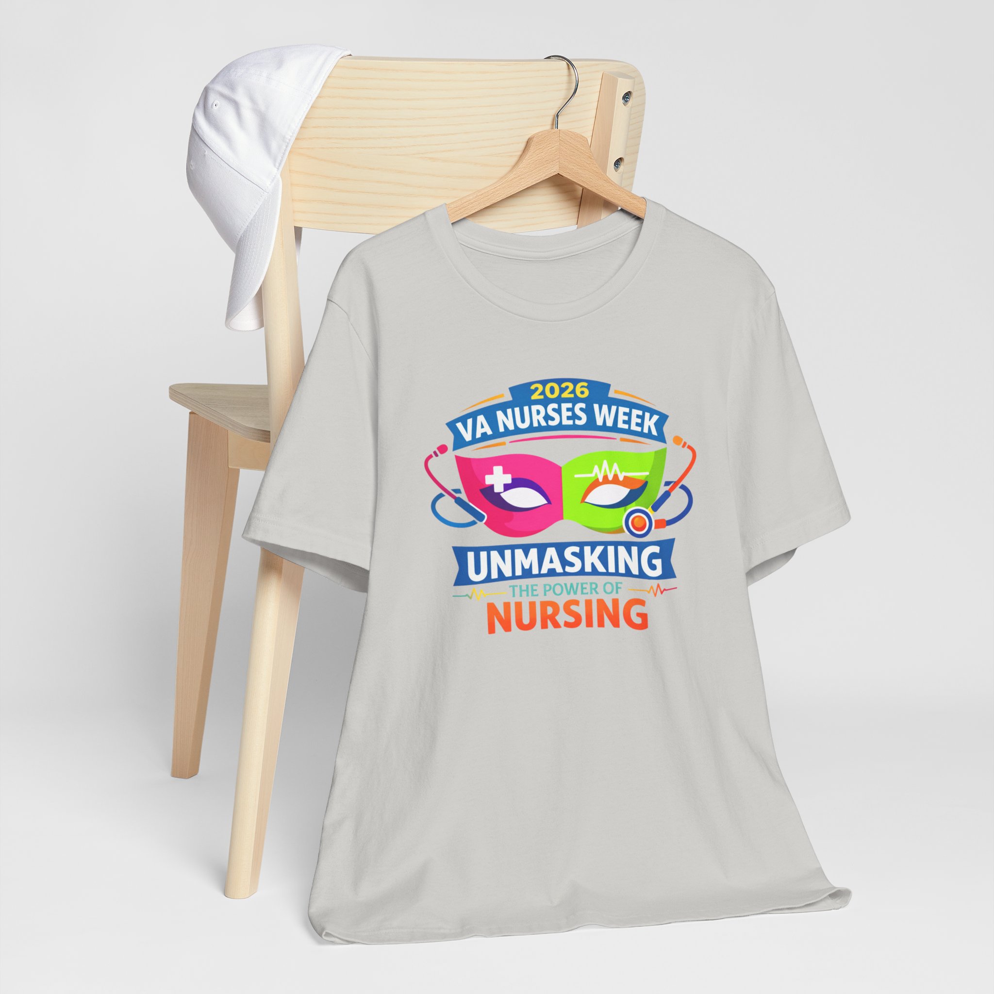 VA Nurses Week 2026 'Unmasking the Power of Nursing' T-Shirt - Image 8