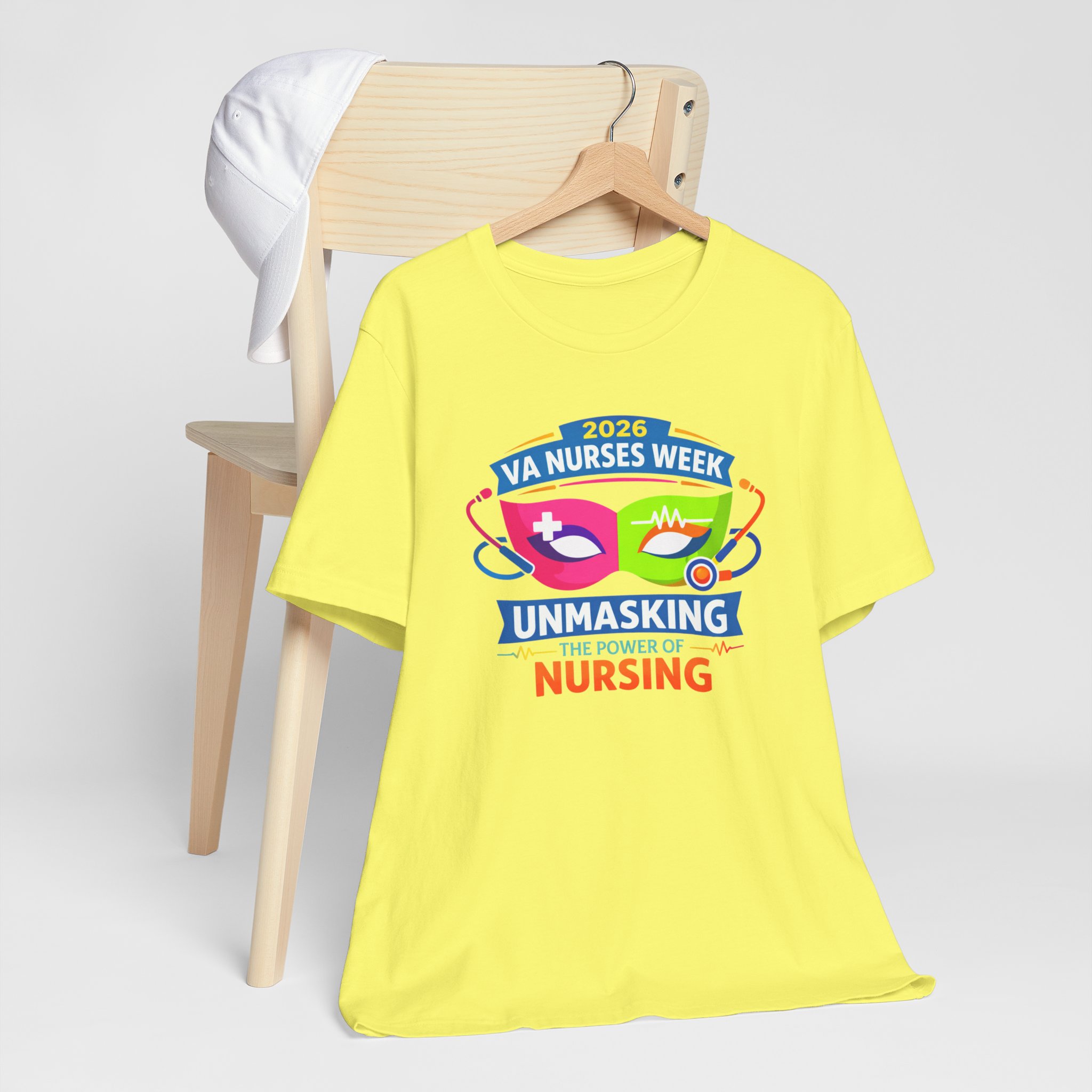 VA Nurses Week 2026 'Unmasking the Power of Nursing' T-Shirt - Image 53