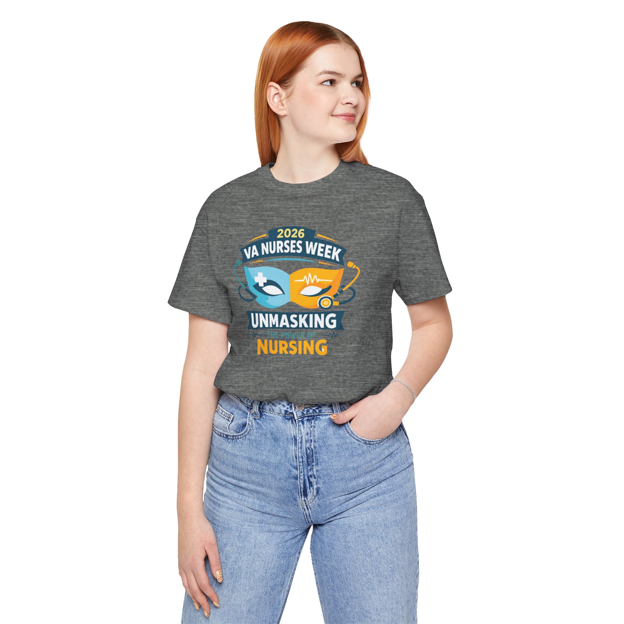 Nurses Week T‑Shirt - "Unmasking the Power of Nursing" 2026 VA Nurses Week Tee - Image 35